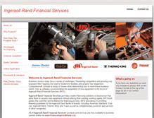 Tablet Screenshot of financeingersollrand.com